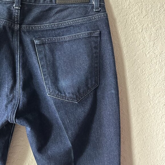 Acne Mic A Low Rise Jeans in Dark Wash - Picture 6 of 12